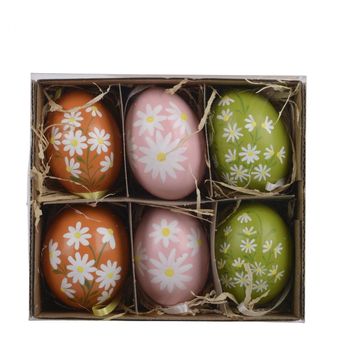 <h4>Easter Chicken egg flower d4*6cm x6</h4>