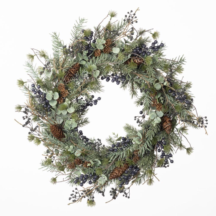 <h4>AF Wreath Berry/Eucalyp MixD60</h4>