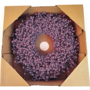 Dried wreath 'Flachs lavender' - 30 cm