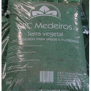 TERRA VEGETAL PARA VASO E FLOREIRA 5KG
