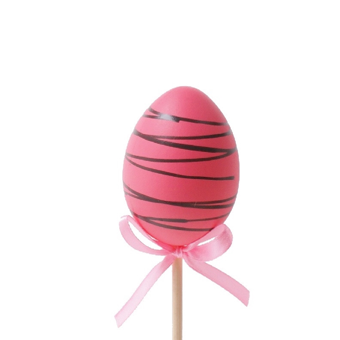 <h4>Pasen Bijsteker 50cm ei chocolade 6cm</h4>