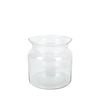 melkbus glas transparant - h15xd15cm