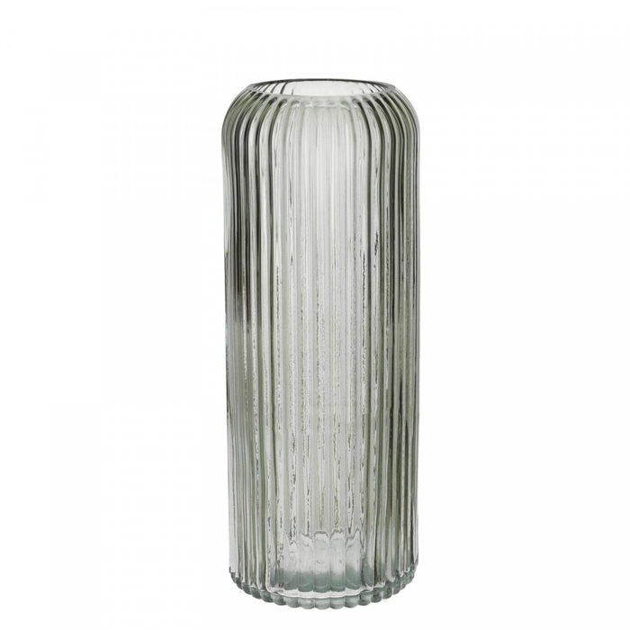 Glass Nora vase d07/10*25cm