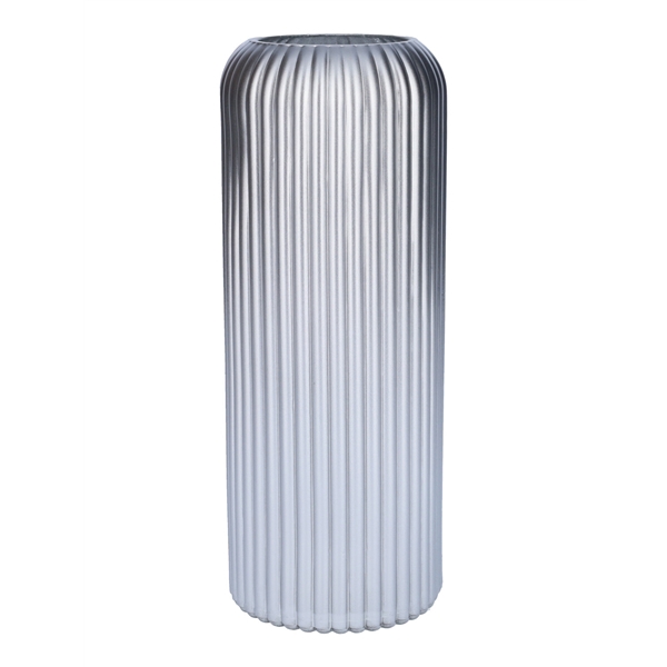 <h4>Vase Nora d7.2\\10xh25 silver metallic</h4>