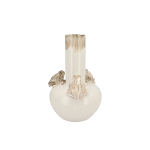 Frog White Vase Tube 23x23x34cm