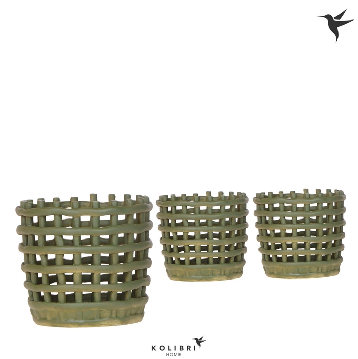 <h4>Kolibri Home Mesh pot green</h4>