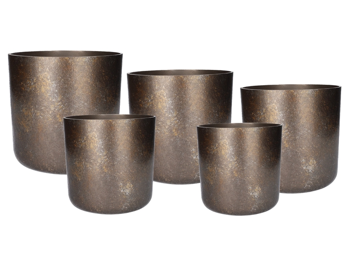 <h4>DF03-710631400 - Set/5 Pot Grace d25xh24 bronze</h4>