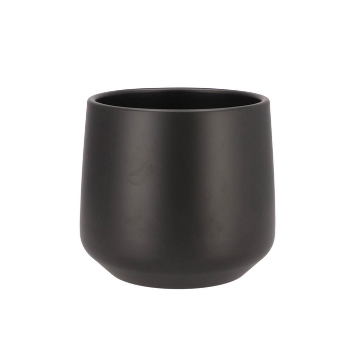 <h4>Ceramic Anthracite Matt Pot Berlin 18cm</h4>