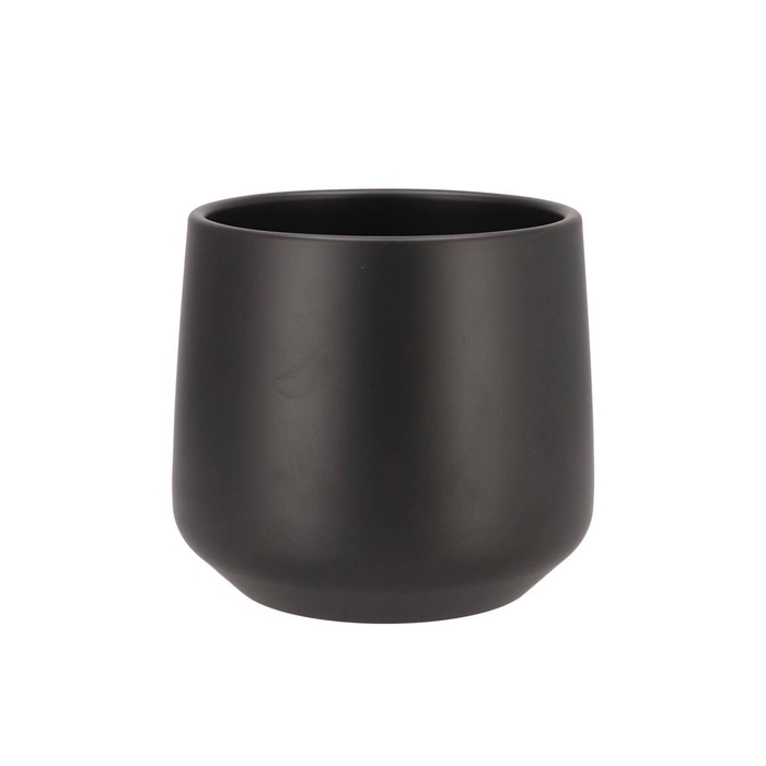 <h4>Ceramic Anthracite Matt Pot Berlin 18x15,5cm</h4>