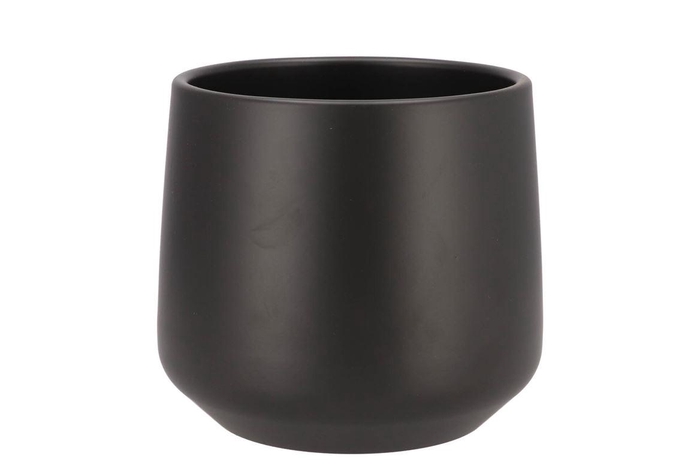 <h4>Ceramic Anthracite Matt Pot Berlin 18cm</h4>