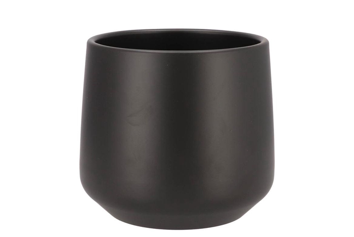 <h4>Ceramic Anthracite Matt Pot Berlin 18cm</h4>