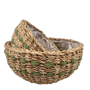 Basket sets Yara tray S/2 d25*11cm