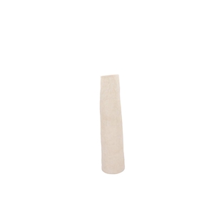 Porto White Vase Tube 10x10x20cm