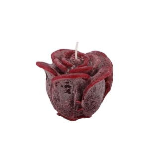 Candle Roos Bordeaux 8x7cm