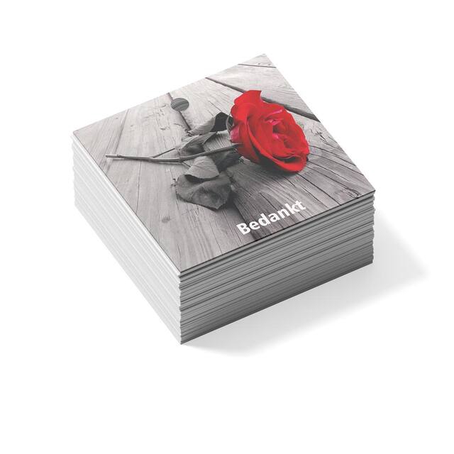 <h4>Flower card timber 22 thanks rose package 20 pcs</h4>