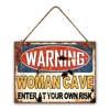 Wall Hanger Mtl Womancave 9799