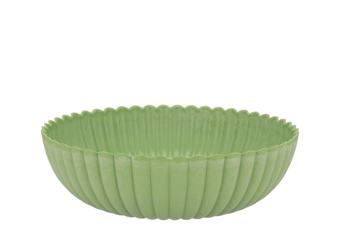 <h4>Melamine Lisa Pistache Bowl 25x25x9cm</h4>
