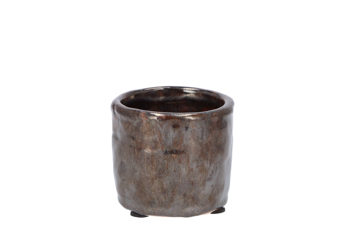 Iron Stone Metal Pot 9x8cm Nm