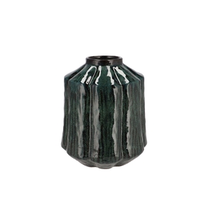 Kiran Majestic Dark Green Vase 22x22x25cm