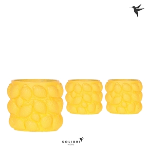 Kolibri Home Citrus pot yellow