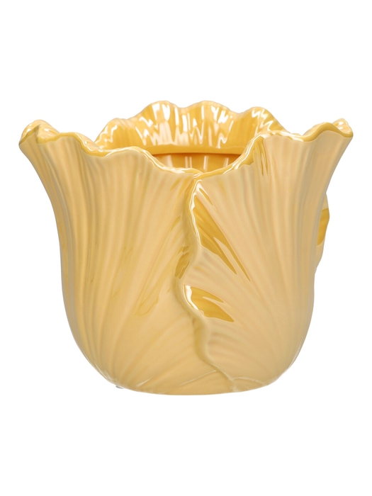 <h4>DF03-740101047 - Pot Blush d16xh13.5 yellow</h4>
