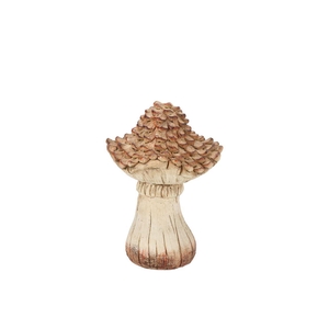 Wonderland Brown Mushroom 11x11x15cm