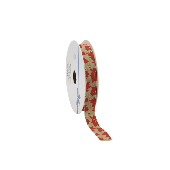 <h4>Herfst Lint herfstblad 15mm 15m</h4>