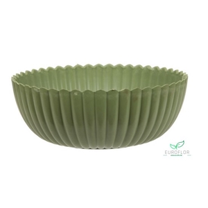 MELAMINE BOWL GREEN D20X7,5