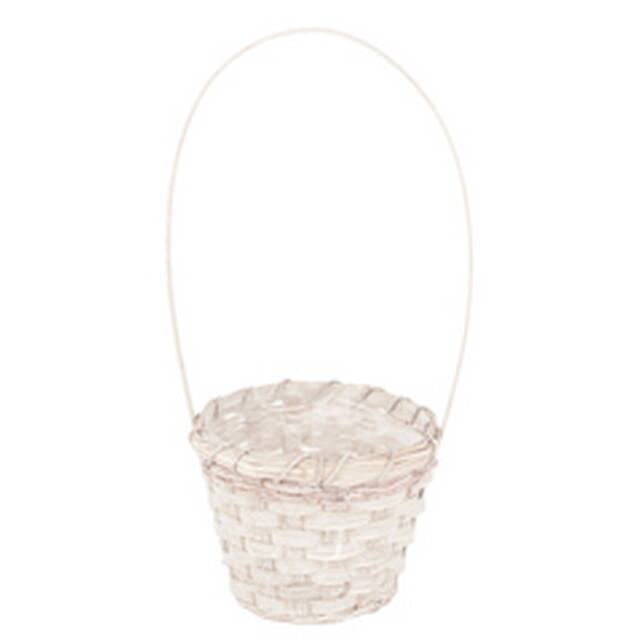 <h4>Basket Jakarta bamboo ES13/H.11cm whitewash</h4>