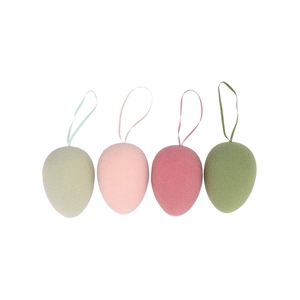 Easter Flock Summer Blush Egg Hanger Ass 9x9x13cm