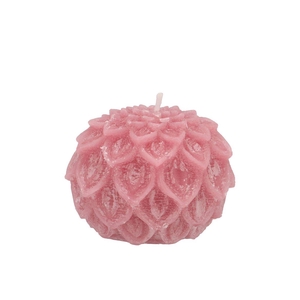 Candle Dahlia Old Dark Pink 9x7cm