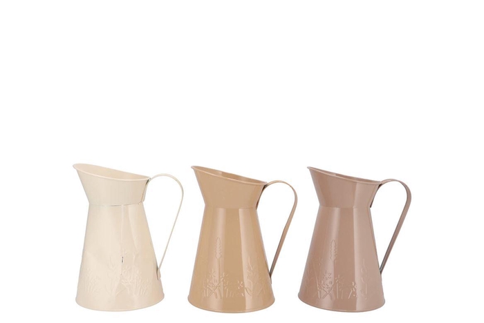 Zinc Natural Brown Mix Can Basic Ass 11x19x13cm Nm