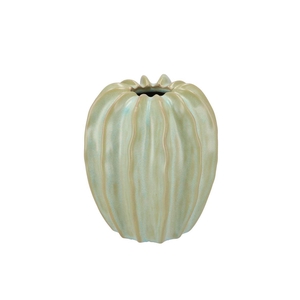 Dion Green Vase Structure 20x20x23cm