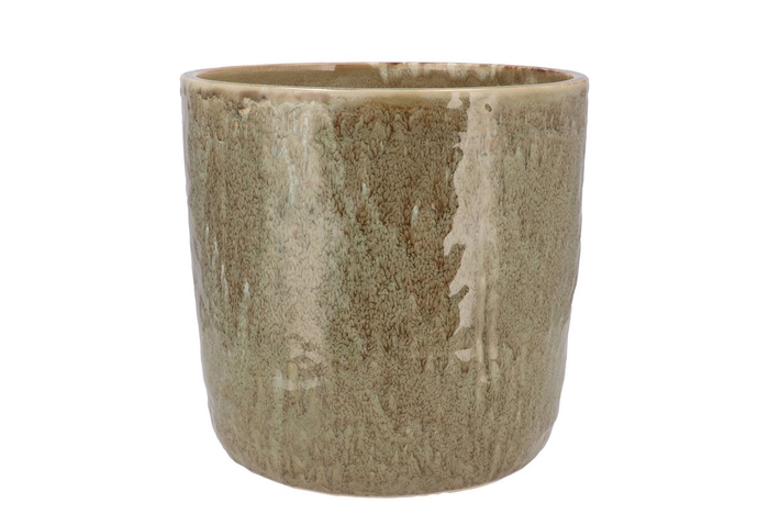 Iron Stone Sand Glazed Pot 19x17cm