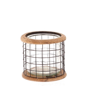 Glass Lodge pot d13*12cm