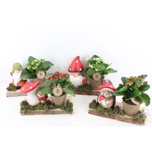 arr2 PL - Ker. herfst deco op plank mix