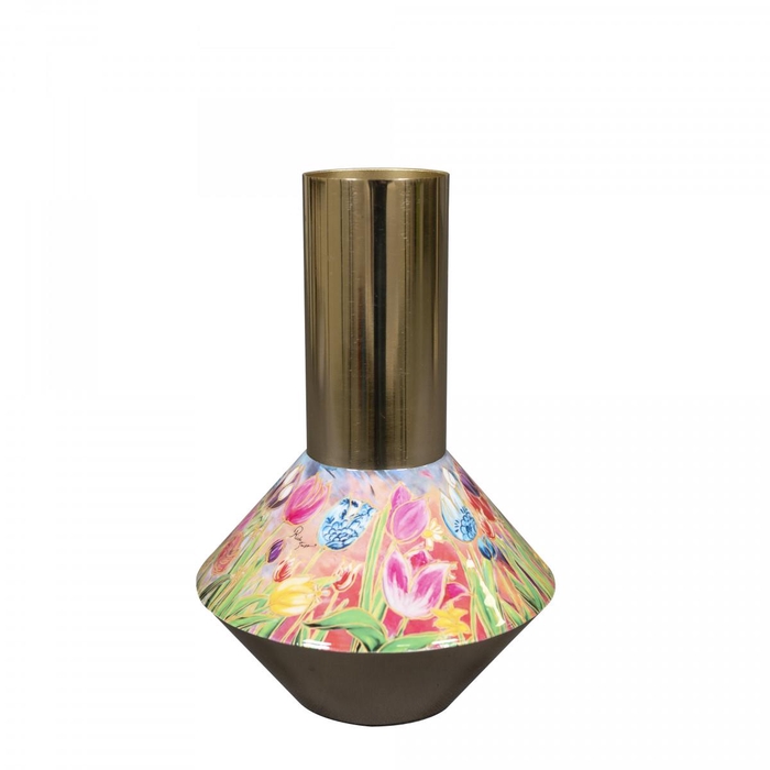 <h4>Metal Tulips vase d17*25cm</h4>
