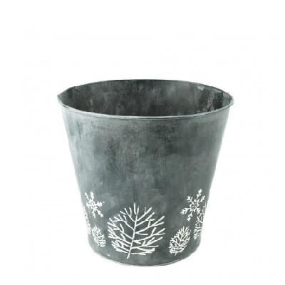 <h4>Zink Winter pot d17.5*17cm</h4>