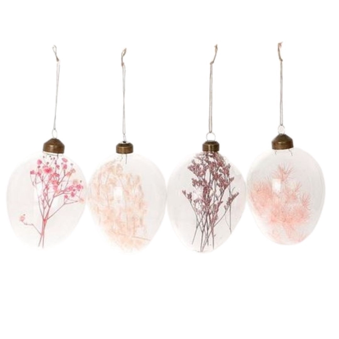 <h4>Easter Deco glass dried flowers 10*8cm</h4>