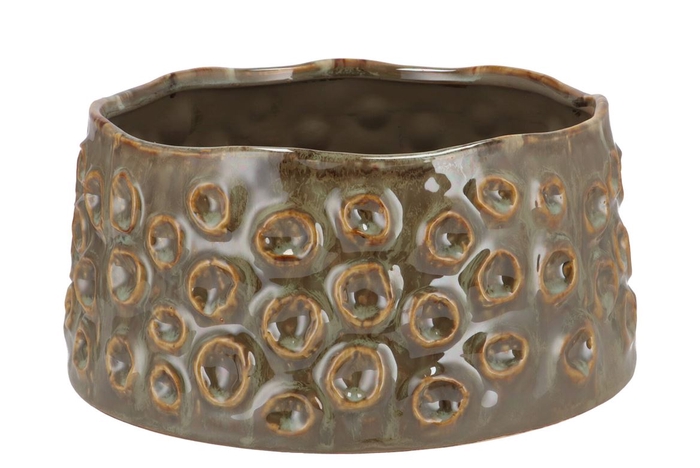 <h4>Alora Majestic Green Pot 25x25x12cm</h4>
