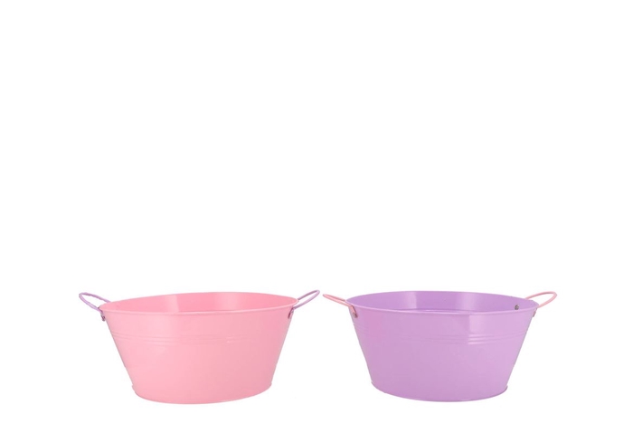 <h4>Zinc Basic Lila/pink Ears Bowl 25x12cm</h4>