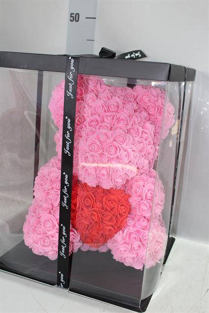 <h4>ROSE FOAM BEAR ROSE/HART</h4>