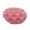 Candle Dahlia Old Dark Pink 15x10cm