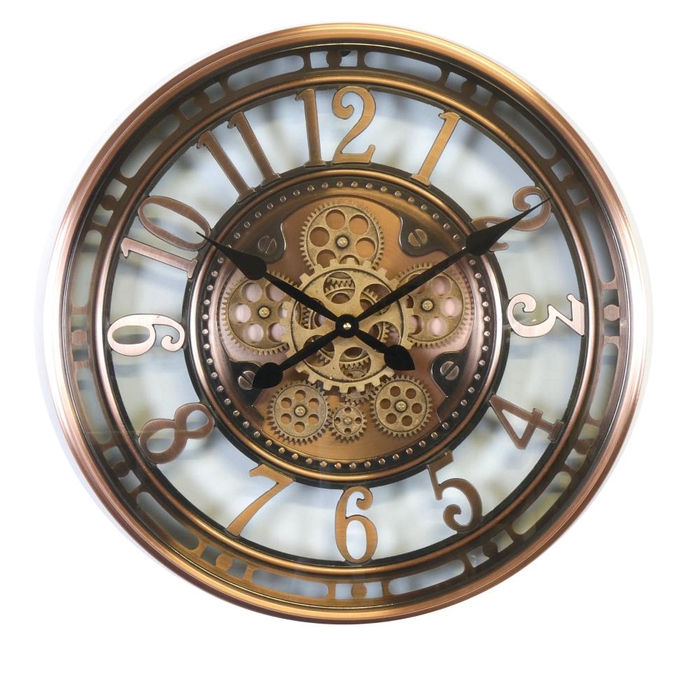 <h4>Clock Gear Ø53,5cm Red Copper</h4>