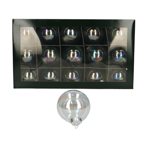 Christmas bauble Ball  60mm clear x30