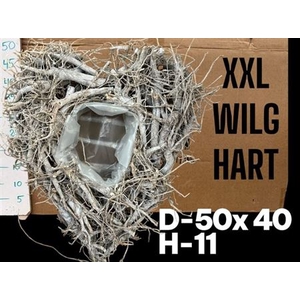 Wreath Willow Heart 50x40x11