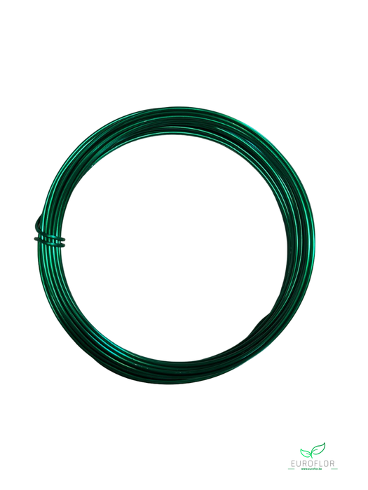 ALUMINIUM WIRE 2MM GREEN 100GR