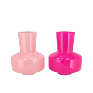 Beau Dutch Pink Vase Ass 20x20x26cm