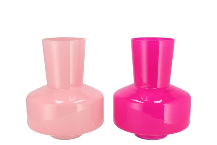 <h4>Beau Dutch Pink Vase Ass 20x20x26cm</h4>