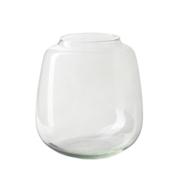 Glass vase rich d19 20cm